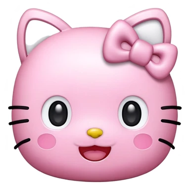 Hello kitty kawaii soft core happy sticker