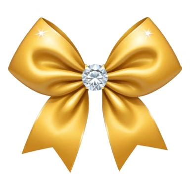 A diamonted cheer bow in gold just diamonte in middle tiny ones sticker