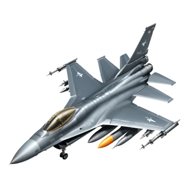 Military aircraft f-16 sticker