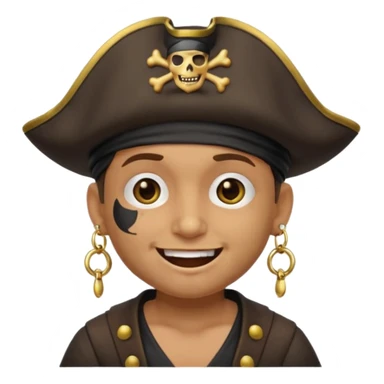 animated emoji for a player called prophet of doom IDK shrug emote needs to be pirate themed and dark sticker