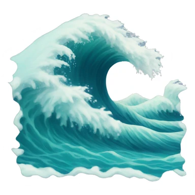 Waves sticker