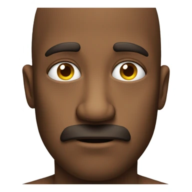 skeptical face sticker