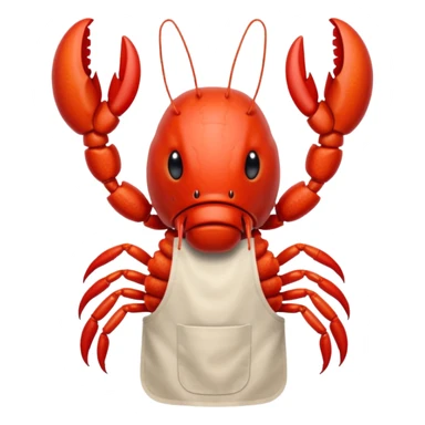 Crayfish cooking a bbq sticker