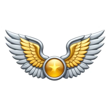 pilot wings emoji sticker