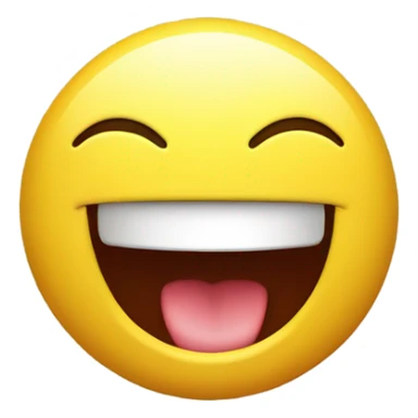 Generate an emoji-style image of a yellow face with a cute smile, playfully flipping the middle finger with both hands. The expression should be both cheeky and endearing. sticker