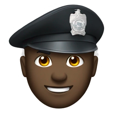 Badge policier ivoirien  sticker