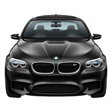 siyah bmw m5  sticker