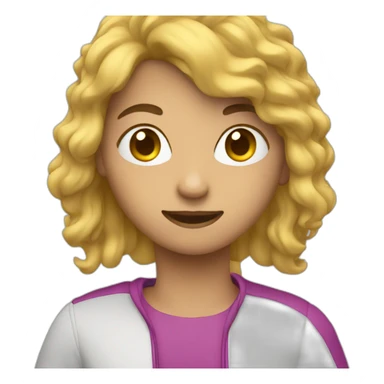 a person editing videos sticker