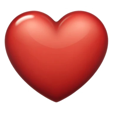 Brownish red heart sticker