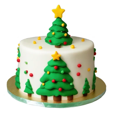 Little Debbi Christmas tree cake sticker