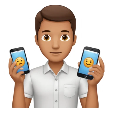 A male customer who has a product service request wants information on one of two products. I want to see the two products. No headset or computers. sticker