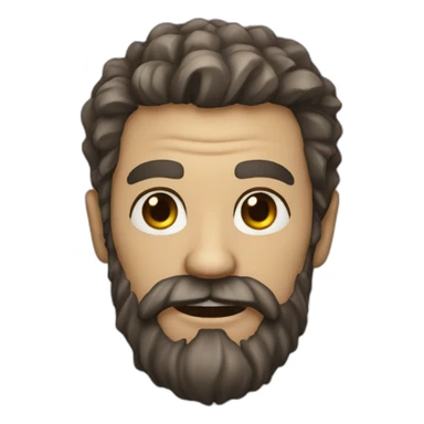 A man with beard is dead because of zombie sticker