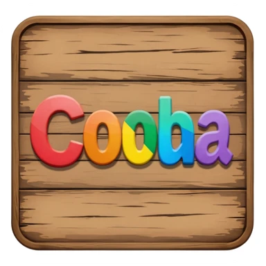 a wooden sign that says "Coda's Gay" sticker