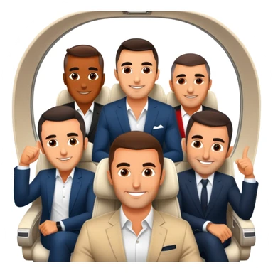 Branden Condy entrepreneur internet celebrity iman gadzhi alex hormozi Patrick bet david garyvee grant cardone on a jet celebrating WHOP ownership  sticker