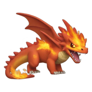 Dracaufeu pokémons sticker