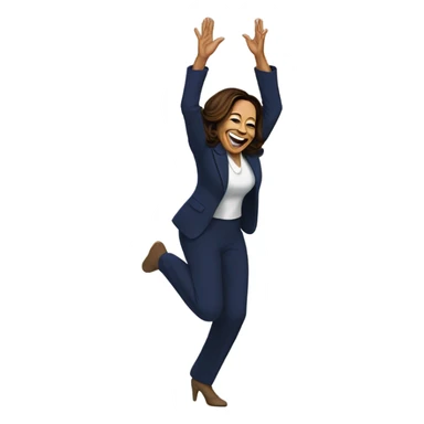 Kamala Harris praise dancing sticker