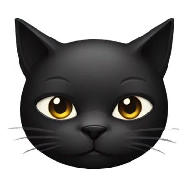 black ninja cat with mask sticker