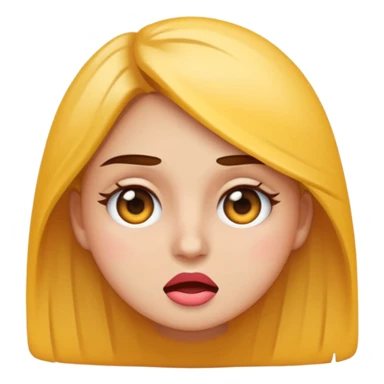 Emoji de una chica muy molesta, ceño fruncido, ojos enojados, brazos cruzados o puños apretados, expresión de frustración intensa, estilo emoji moderno y minimalista, colores planos, fondo transparente. sticker