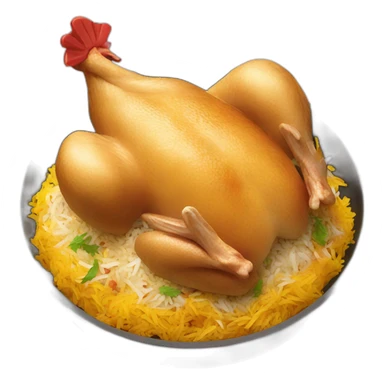Chicken biryani sticker
