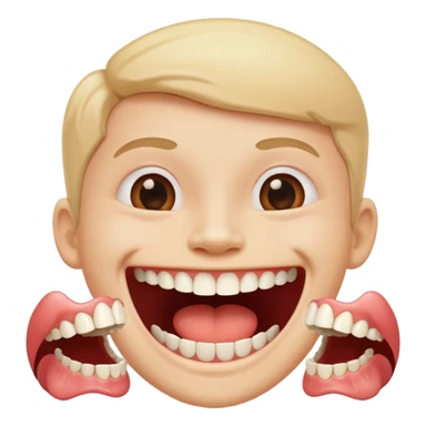 caries of tooth friendly cuty sticker