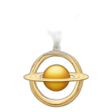 A vivienne westwood saturn necklace sticker