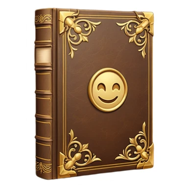 Very Thick old book sticker