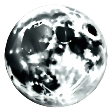 Une fusée qui atterrit dans l’œil de la lune  sticker