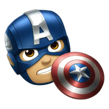 milei como capitan america sticker