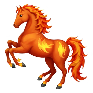 fire horse sticker