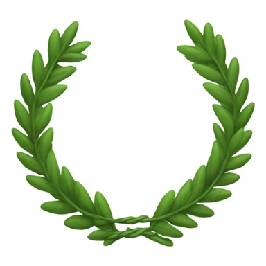 laurel wreath sticker