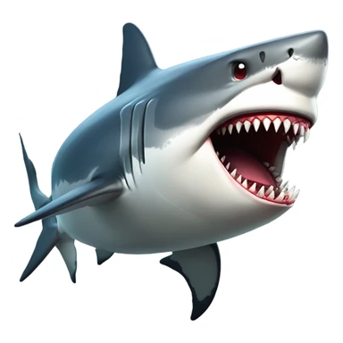 Jaws shark sticker