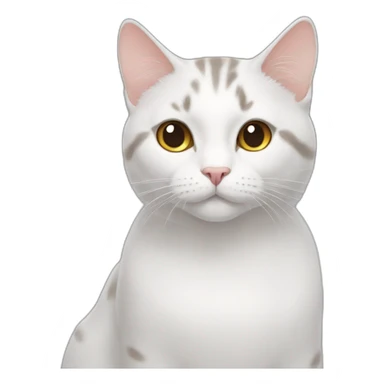 Caroline the cat from Korea sticker