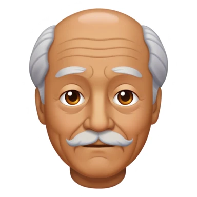 Grand pa rick from Rick and morty no facial hair  sticker