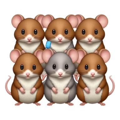 Woolly mice sticker