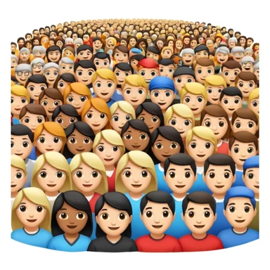 Audience large sticker