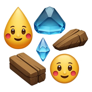 içi renkli minerallerle dolu maden arabası sticker