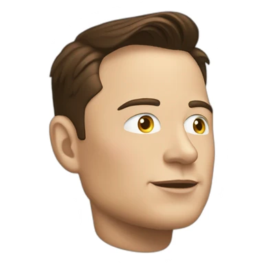 Elon musk in tesla sticker