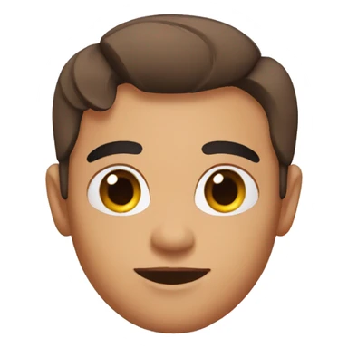 eyebrows thick sticker