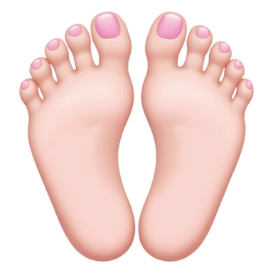 Light Pink baby feet sticker
