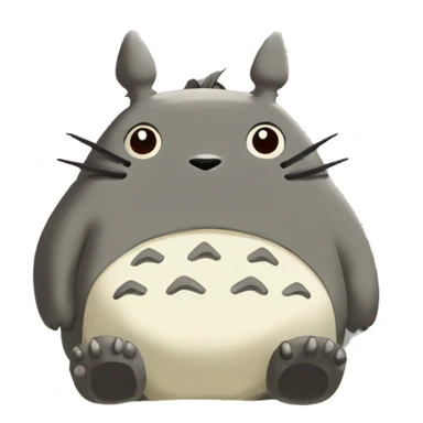 Totoro the main character of the movie of the Studio Ghibli “My Neighbor Totoro” sticker