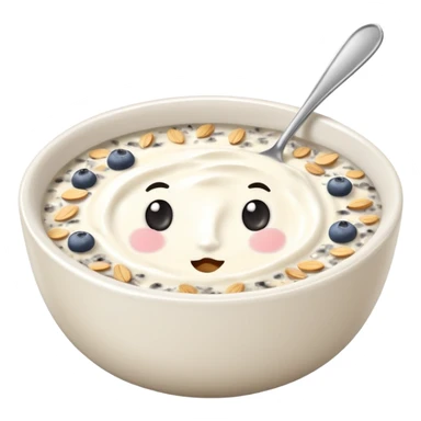 Greek Yogurt with Oats and Chia Seeds sticker