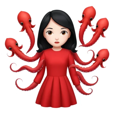 young hee doll squid game sticker