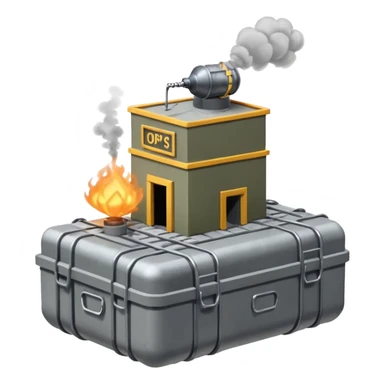 Emojis to fit in with the game hell let loose - garrisons, outposts, smoke, tanks, supply drops, airheads sticker