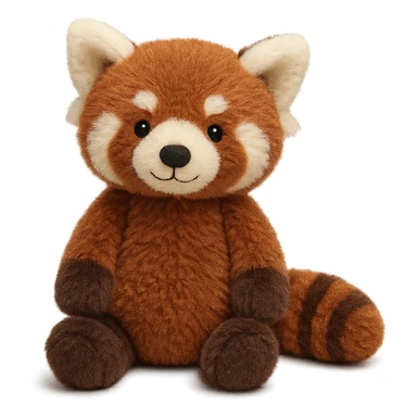 jellycat stuffed plush red panda sticker