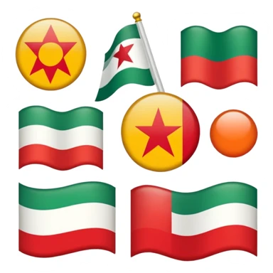 Kürdistan bayrağı gerçek sticker