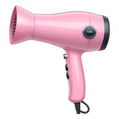 pastel pink hair dryer sticker