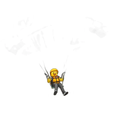 parapente acrobatique sticker