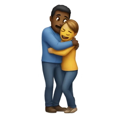hug MAN AND WOMAN sticker