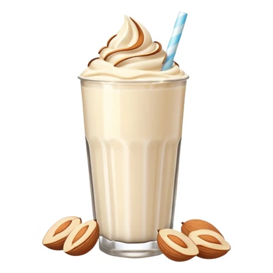 Almonds milkshake sticker