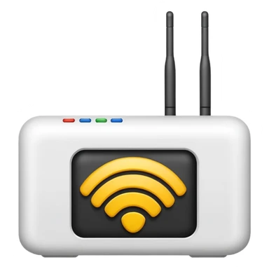 internet wifi modem sticker